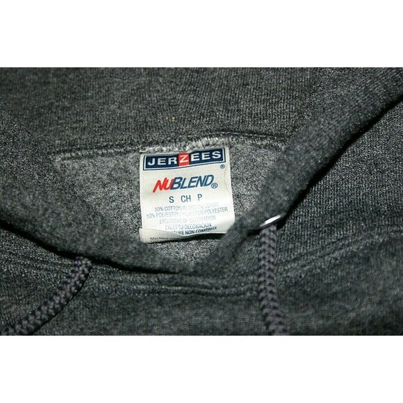 Like a Boss hoodie sweatshirt adult small Jerzees NuBlend gray - Picture 4 of 7